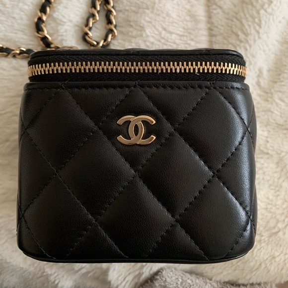 SOLD - Chanel Mini Vanity with Chain - Picture 1 of 12
